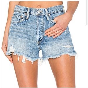 Agolde Parker Vintage Cut Off Shorts
